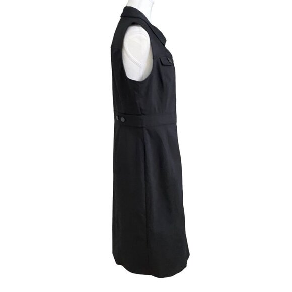 Calvin Klein Black Midi Dress Timeless Elegance - Picture 2 of 8